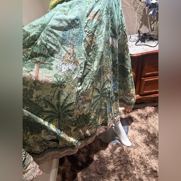 Floral Blue Maxi Dress - Picture 7 of 15